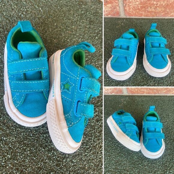 Converse Toddler baby Toddler One Star 2V Ox Hawaiian Ocean Size 4 - Picture 1 of 13